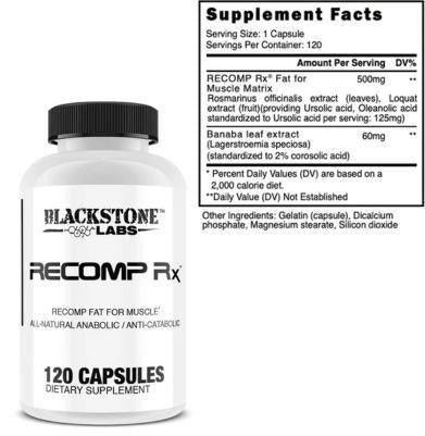 Blackstone Labs Recomp Rx 120 Capsules 