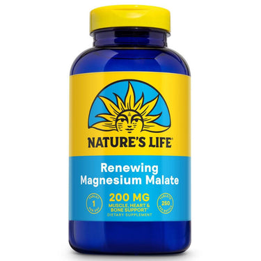 Nature's Life Magnesium Malate 1300mg 250 Tablets