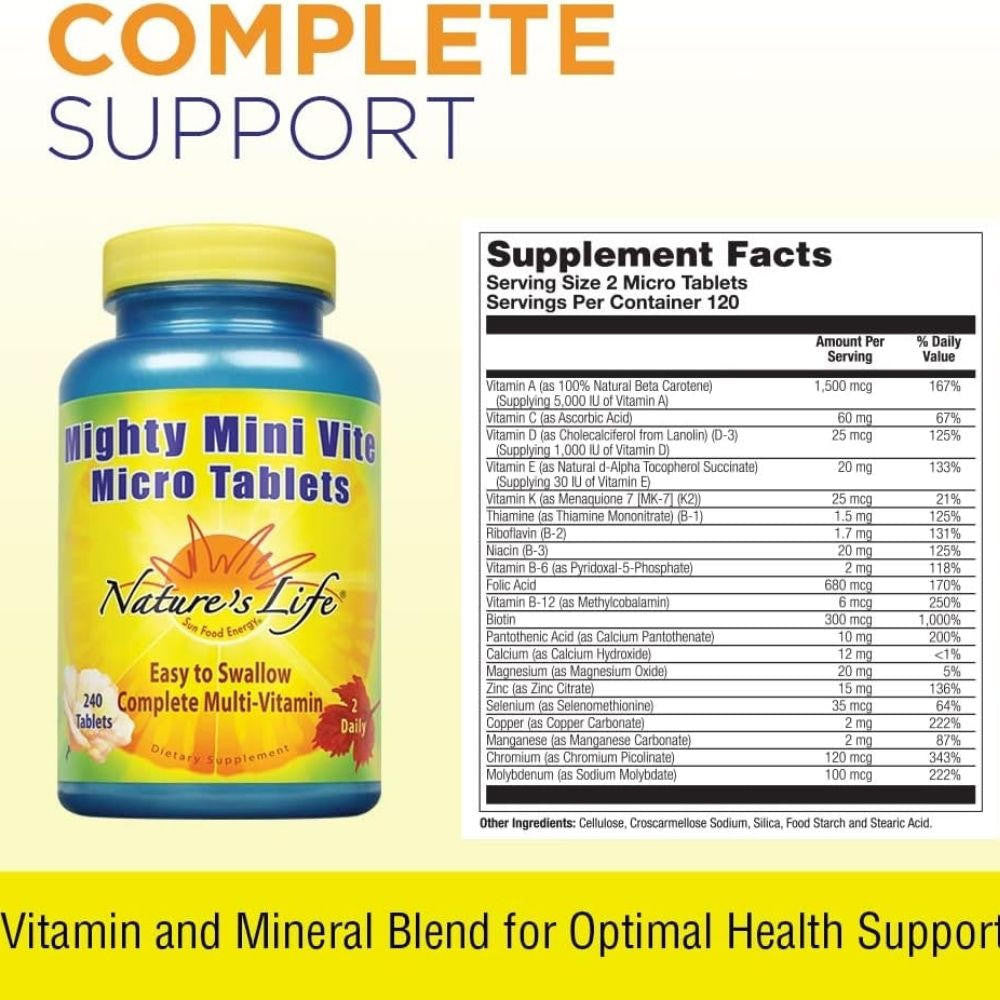  Nature's Life Ultra Mega Vite 90 Tablets 