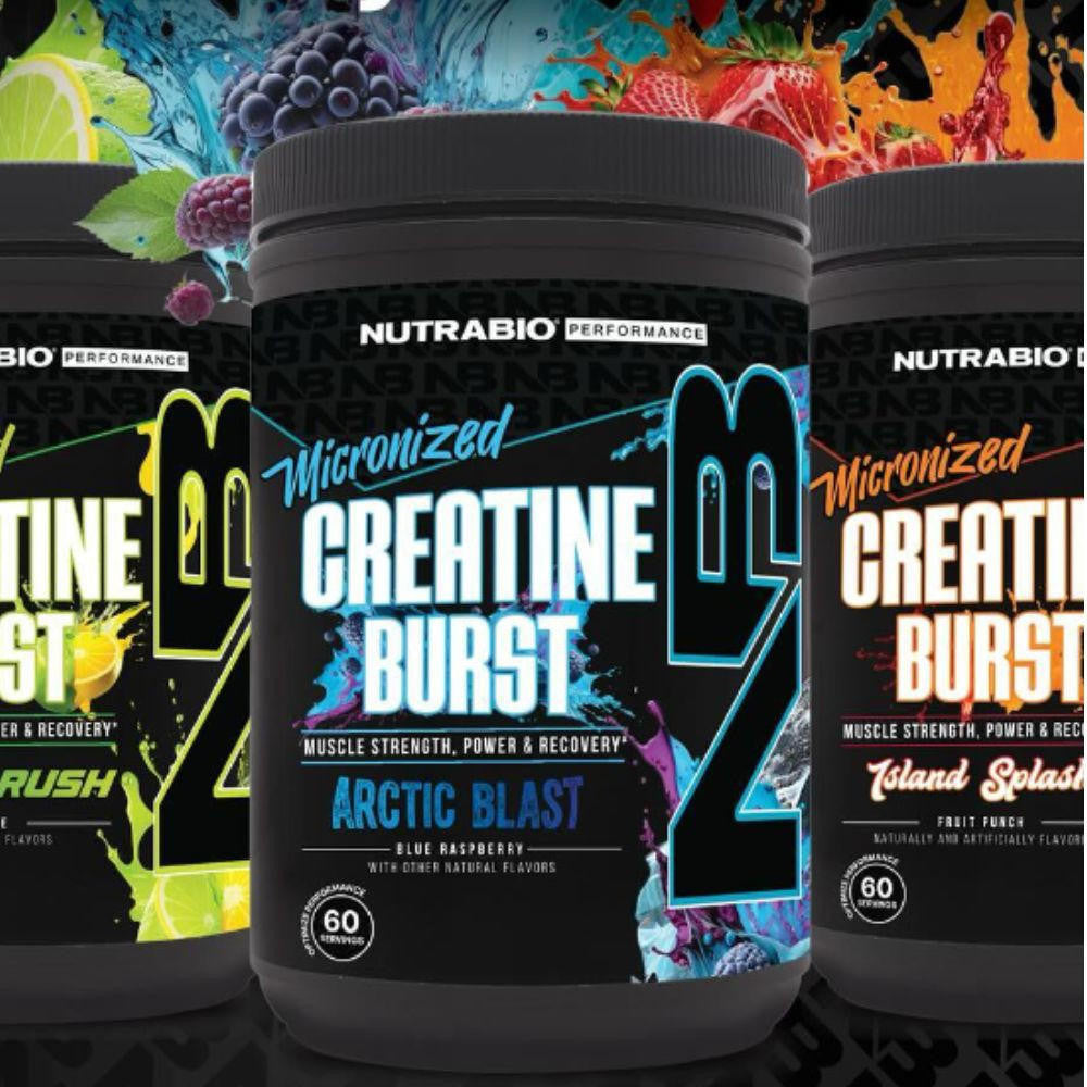 NutraBio Nutrabio Micronized Creatine Burst 60 Servings 