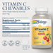  Solaray Chewable Vitamin C Cherry 500mg 100 Chews 