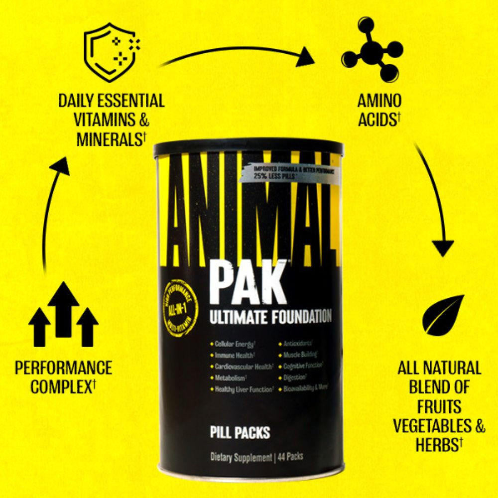  Universal Nutrition Animal Pak 44 Packs 