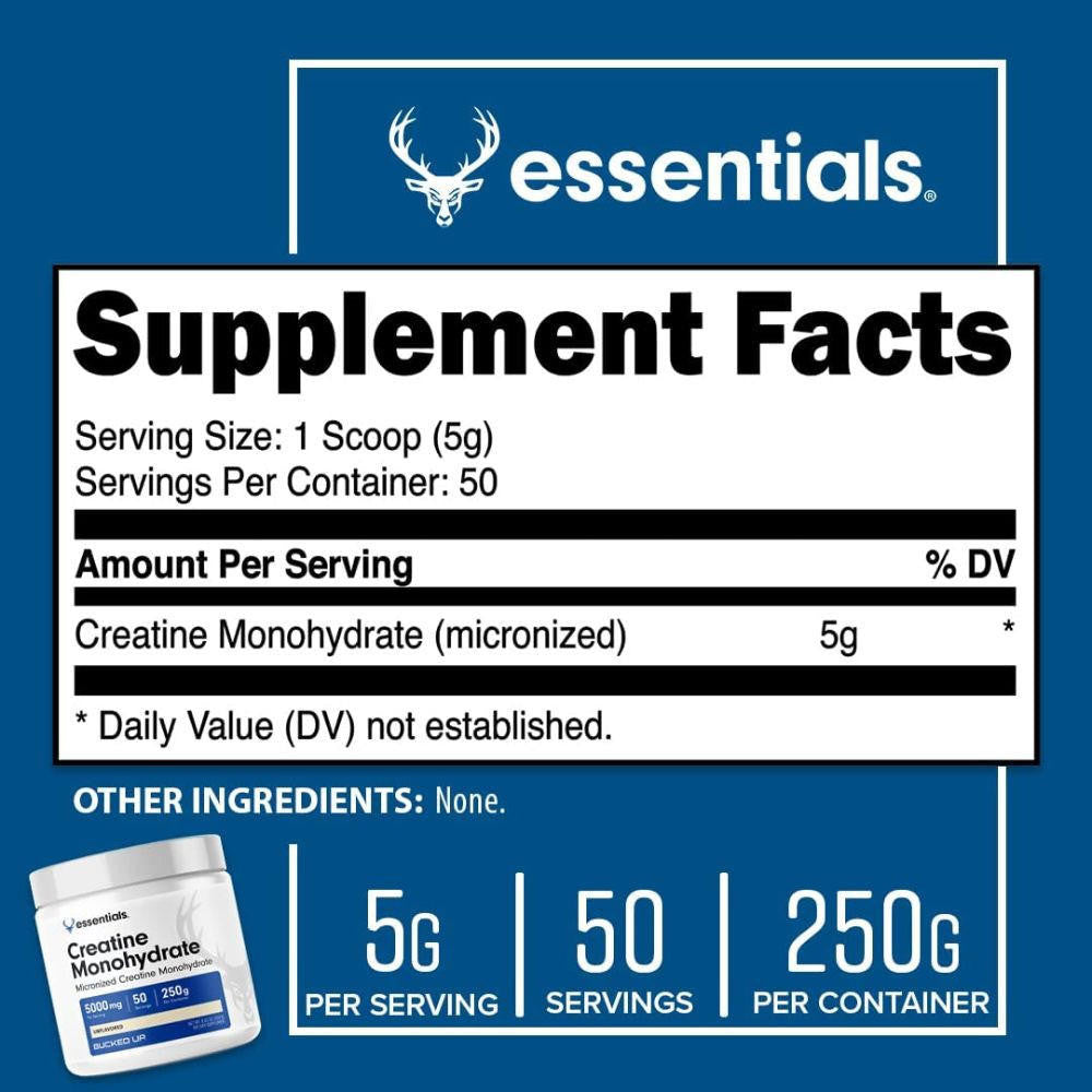  Bucked Up Creatine Monohydrate 250g 
