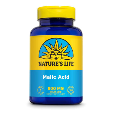  Nature's Life Malic Acid 800mg 100 Tablets 
