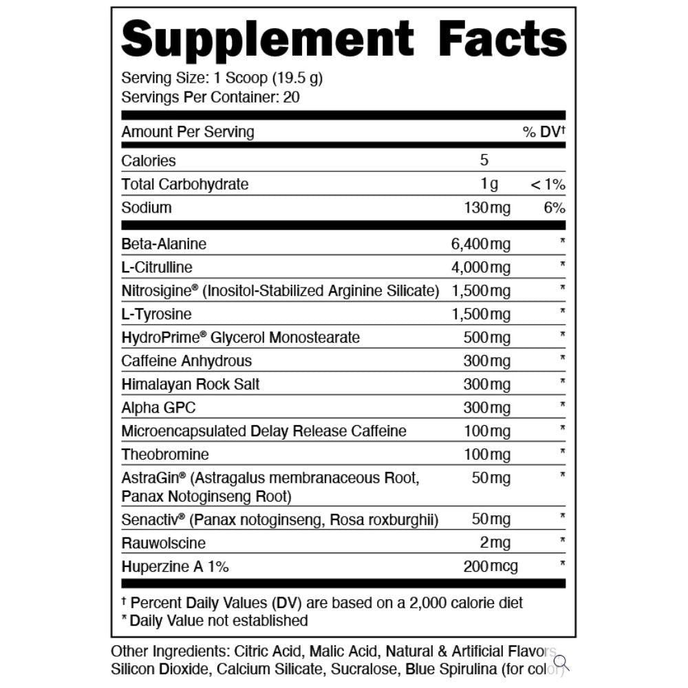  Bucked Up Mother Bucker Pre-Workout 20 Servings 