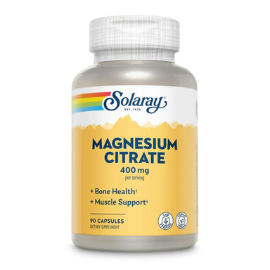  Solaray Magnesium Citrate 400mg 90 Capsules 