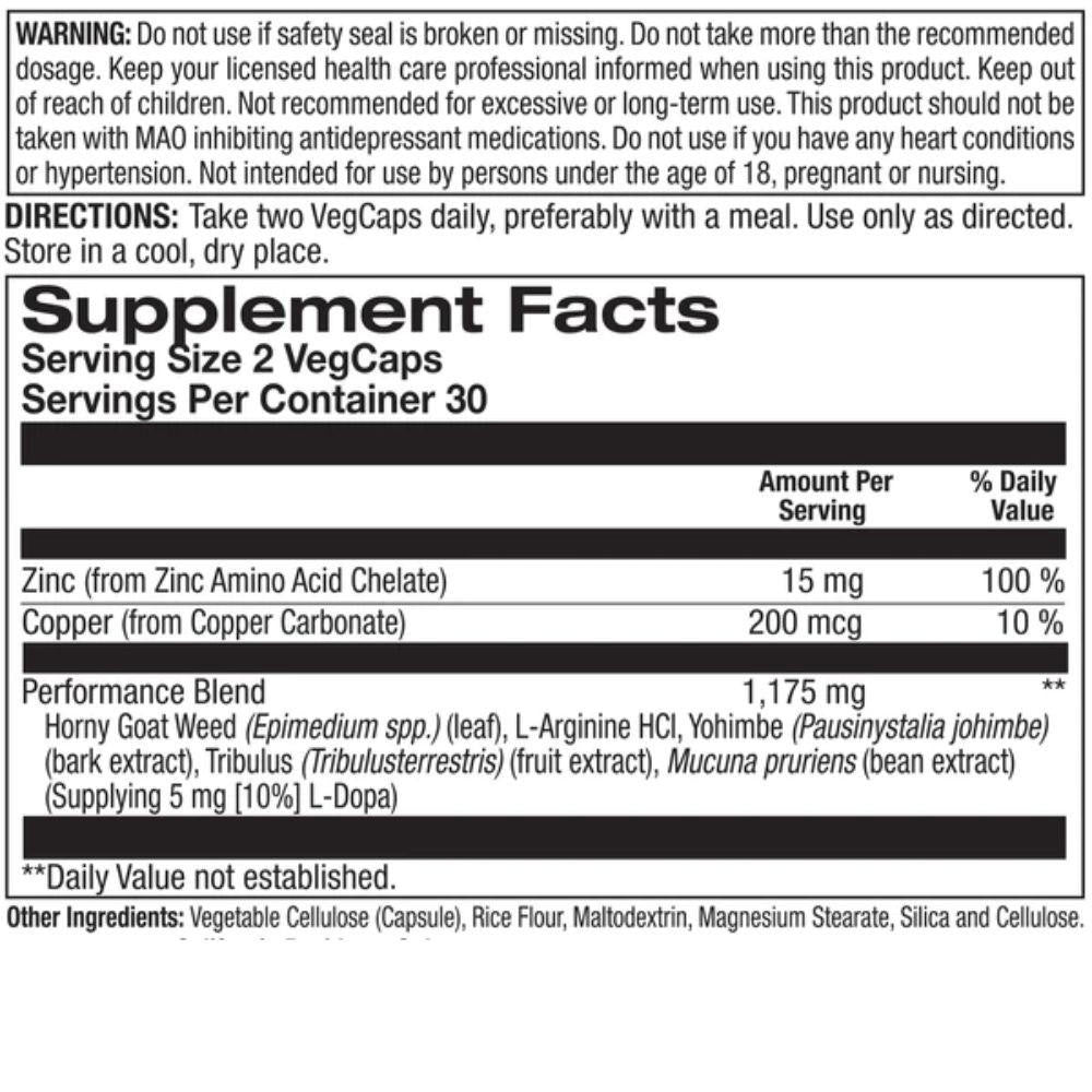  Natural Balance Super Horny Goat Weed 60 Capsules 