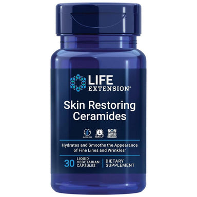  Life Extension Skin Restoring Ceramides 30 Capsules 