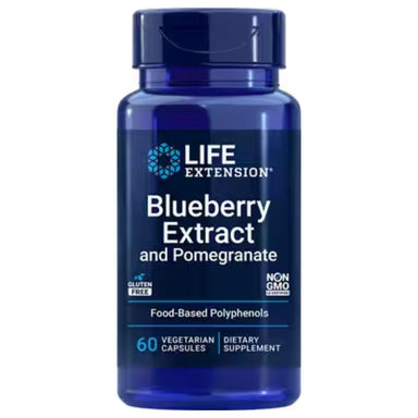  Life Extension Blueberry Extract with Pomegranate 60 Vegecaps 