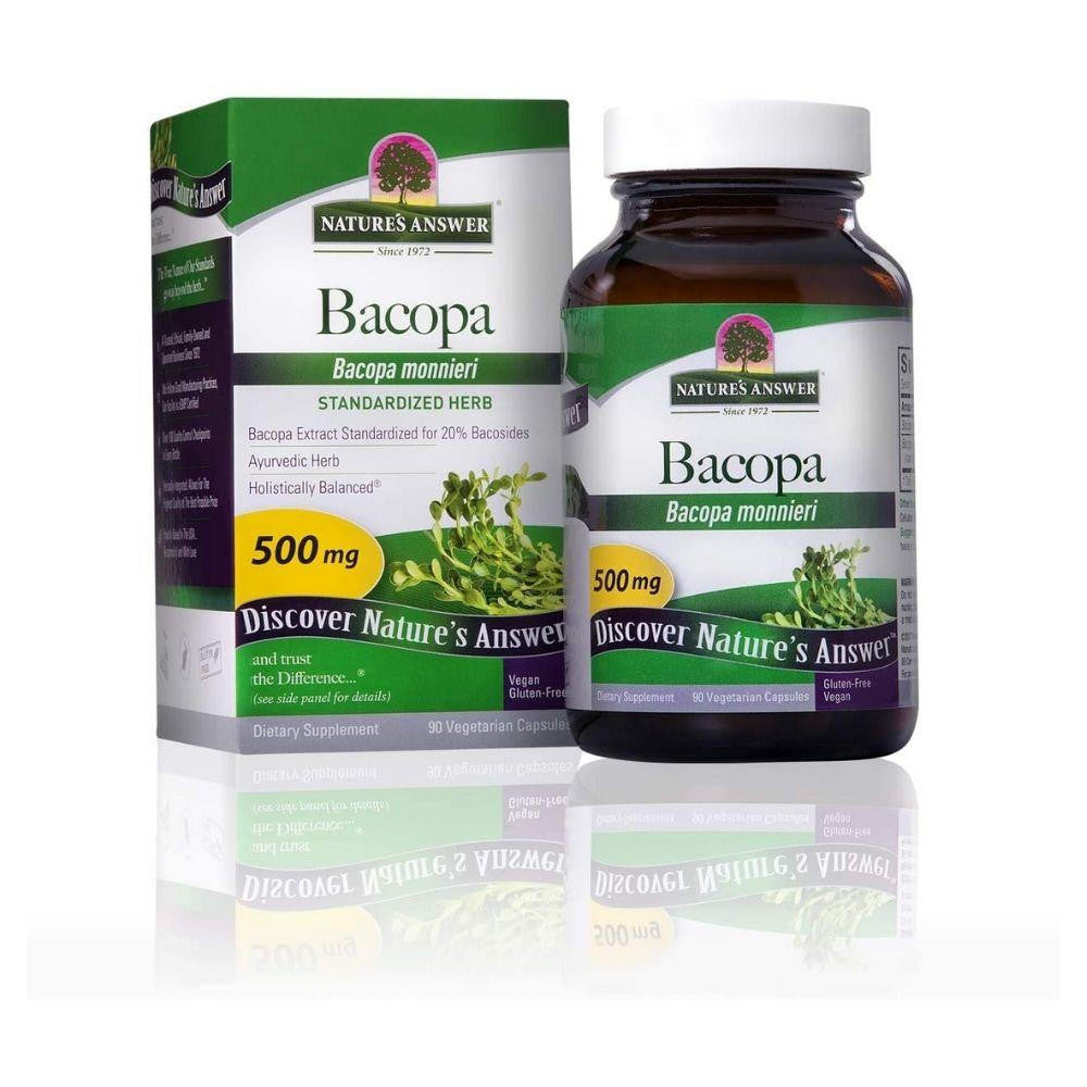  Nature's Answer Bacopa 500mg 90 Capsules 