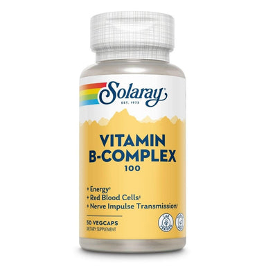  Solaray B-Complex 100 50 Caps 