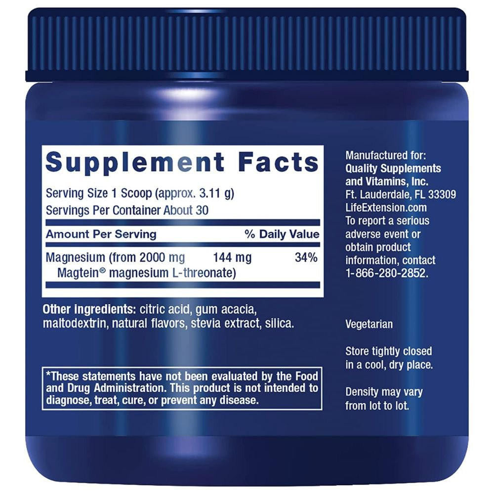  Life Extension Neuro-Mag Magnesium 30 Servings 