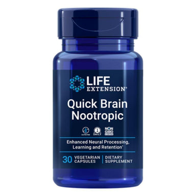  Life Extension Quick Brain Nootropic 30 Capsules 