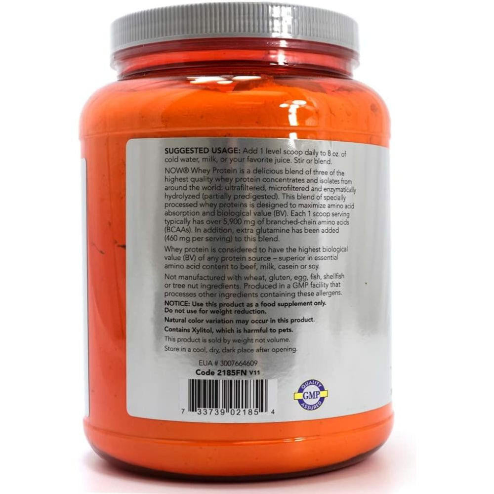  Now Foods Whey Protein Vanilla 2 Lb 