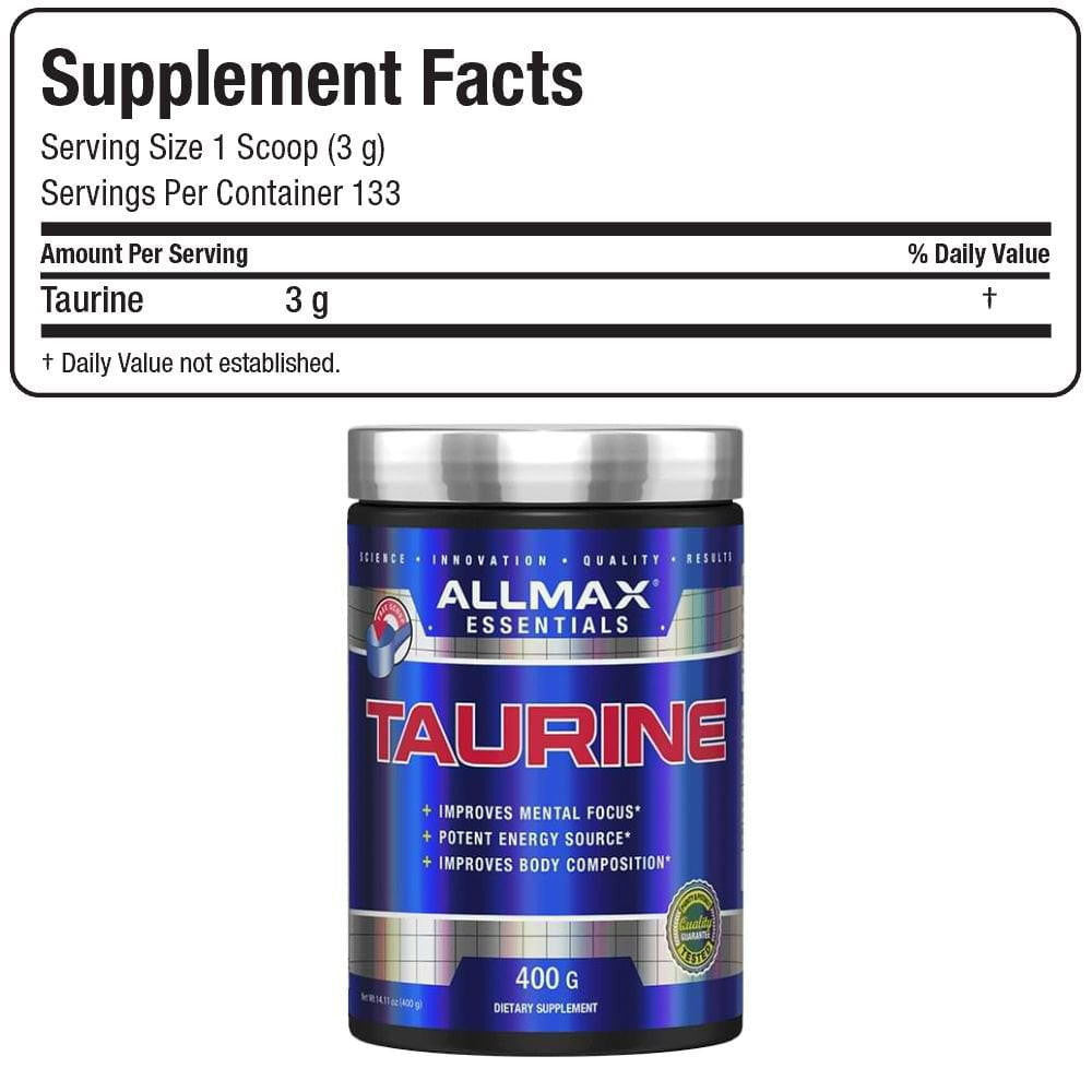  Allmax Nutrition Taurine 400 Grams 