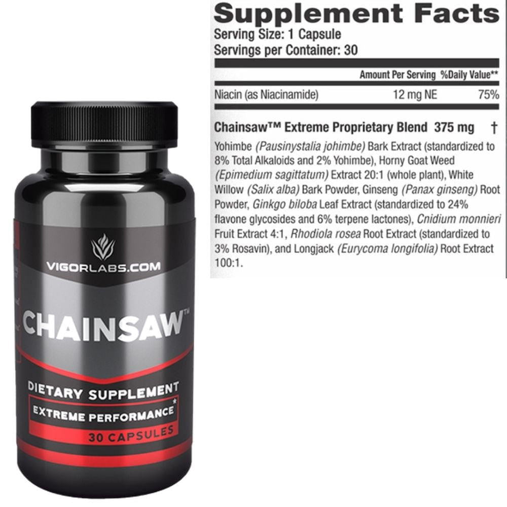 Vigor Labs Vigor Chainsaw 30 Capsules 