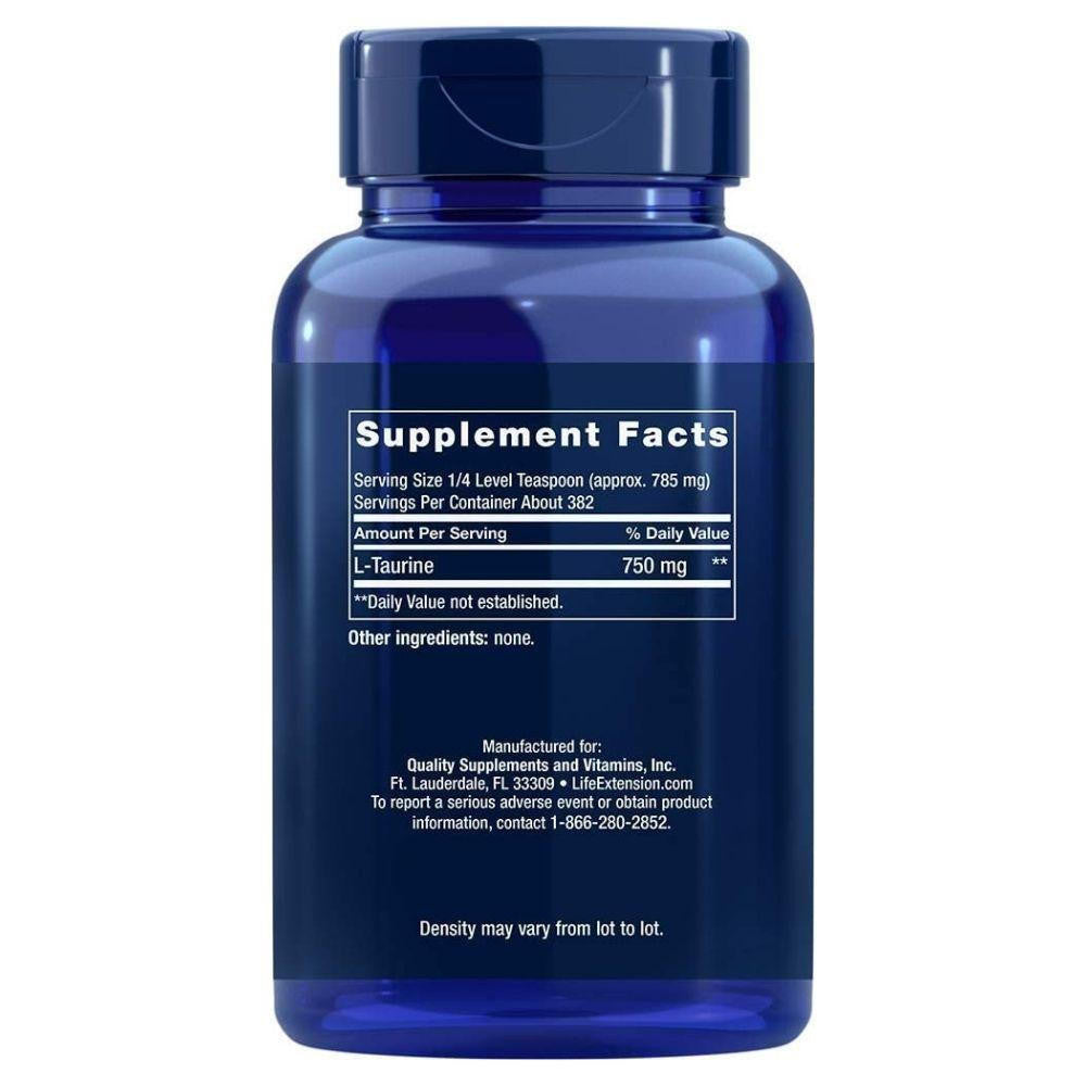  Life Extension Taurine 300 Grams 