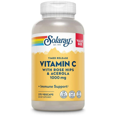  Solaray Time Release Vitamin C 1000mg 100 Capsules 
