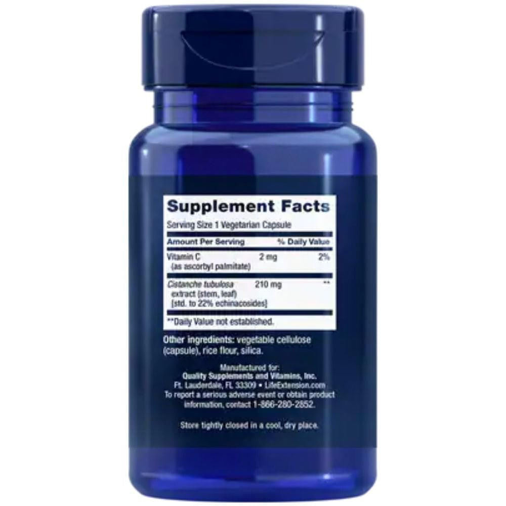  Life Extension Standardized Cistanche 30 Capsules 