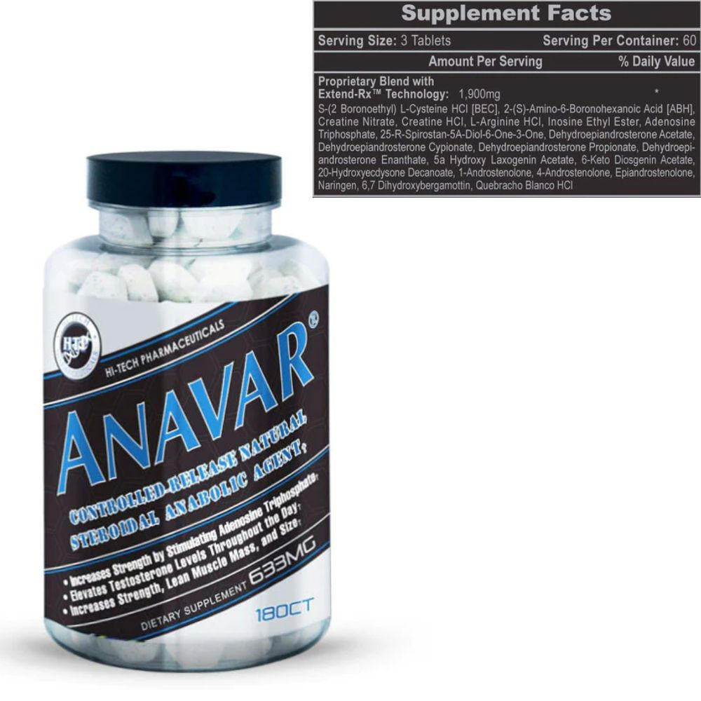  Hi-Tech Pharmaceuticals Anavar 180 Tabs 