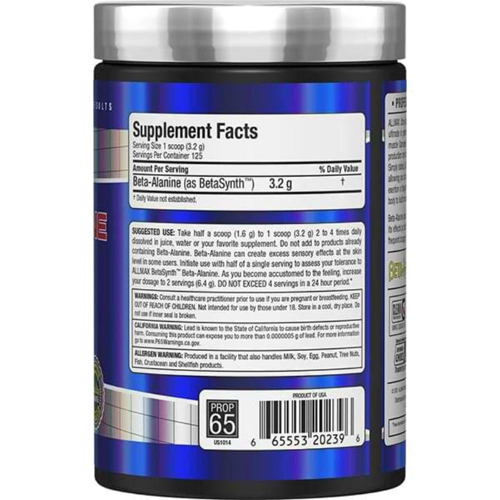  Allmax Nutrition Beta-Alanine 400 Grams 