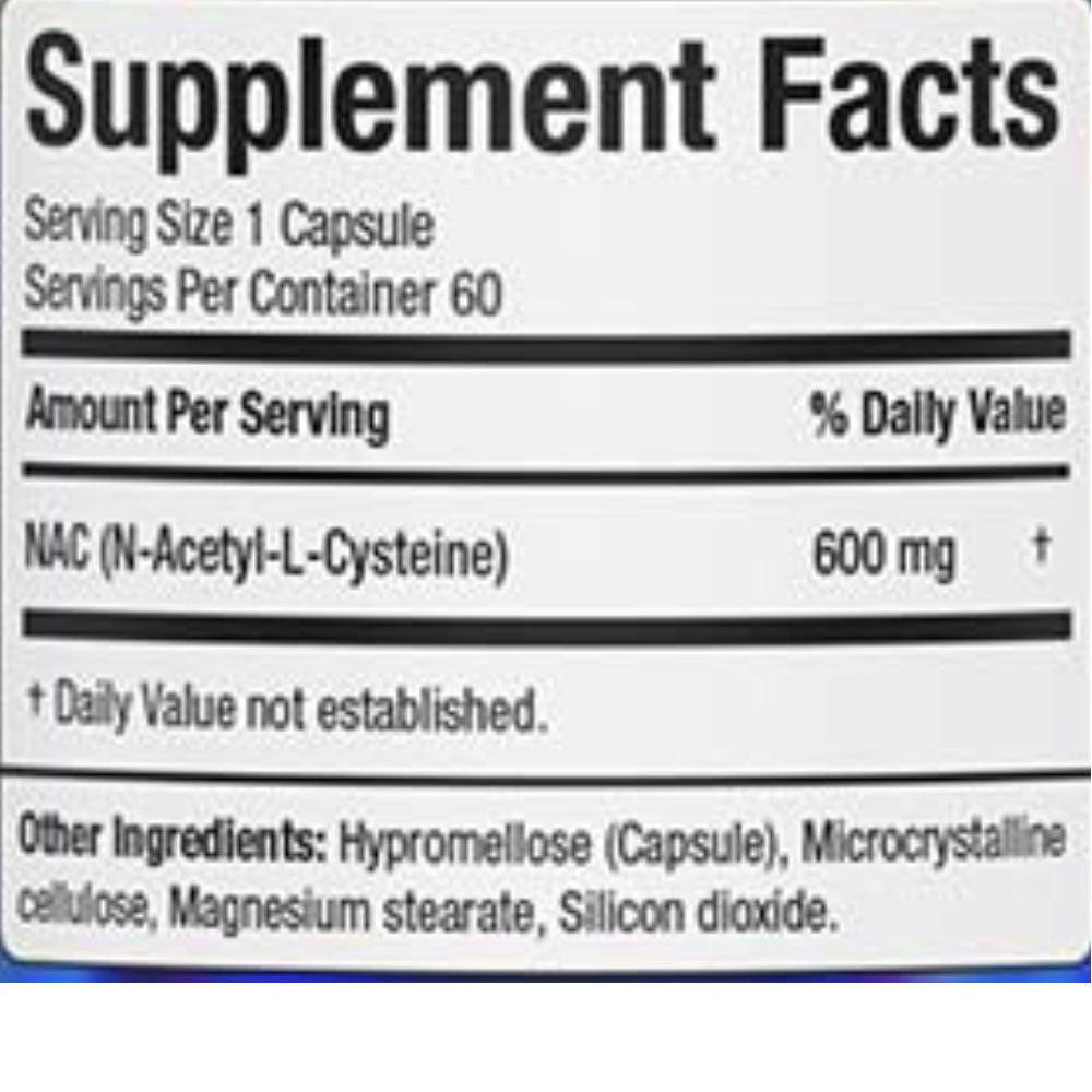  Allmax Nutrition NAC 600mg 60 Capsules 