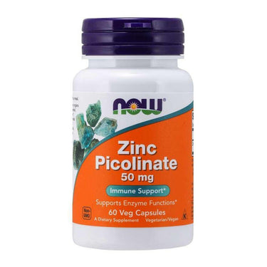  Now Foods Zinc Picolinate 50mg 60 Caps 
