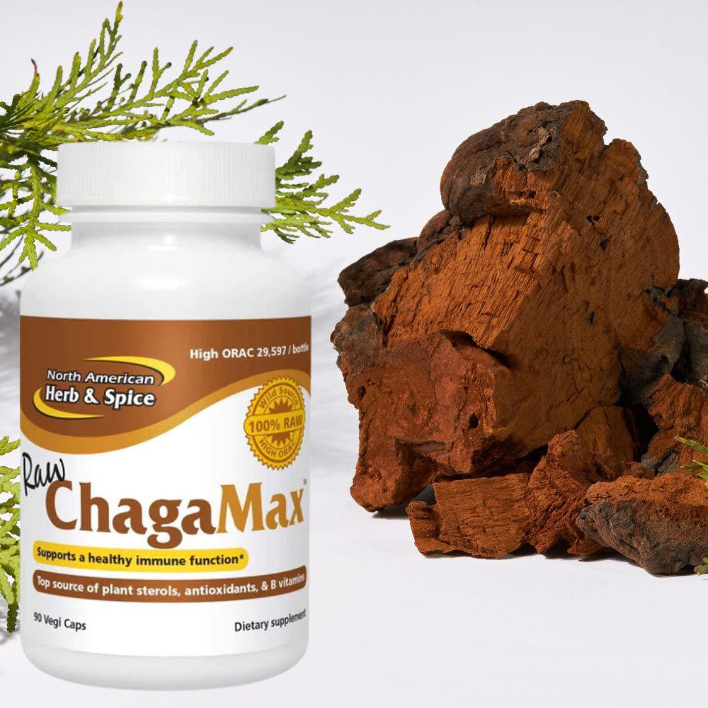  North American Herb & Spice ChagaMax 90 Capsules 