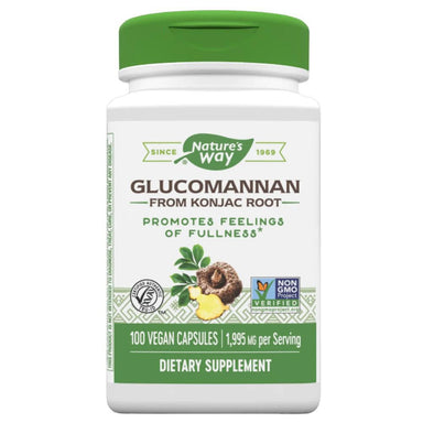  Nature's Way Glucomannan 100 Capsules 