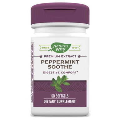 Enzymatic Therapy Nature's Way Peppermint Soothe 60 Softgels 