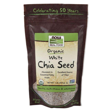  Now Foods Organic White Chia Seed 1lbs 