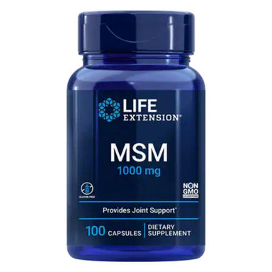  Life Extension MSM (Methylsulfonylmethane) 1000mg 100 Caps 