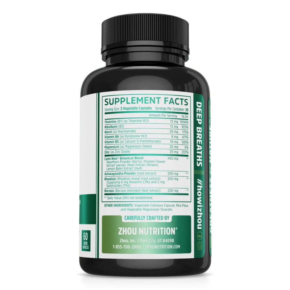  ZHOU Calm Now 60 Capsules 