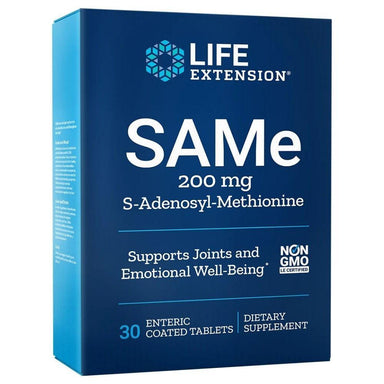  Life Extension SAMe (S-adenosylmethionine) 200 mg 30Tabs 