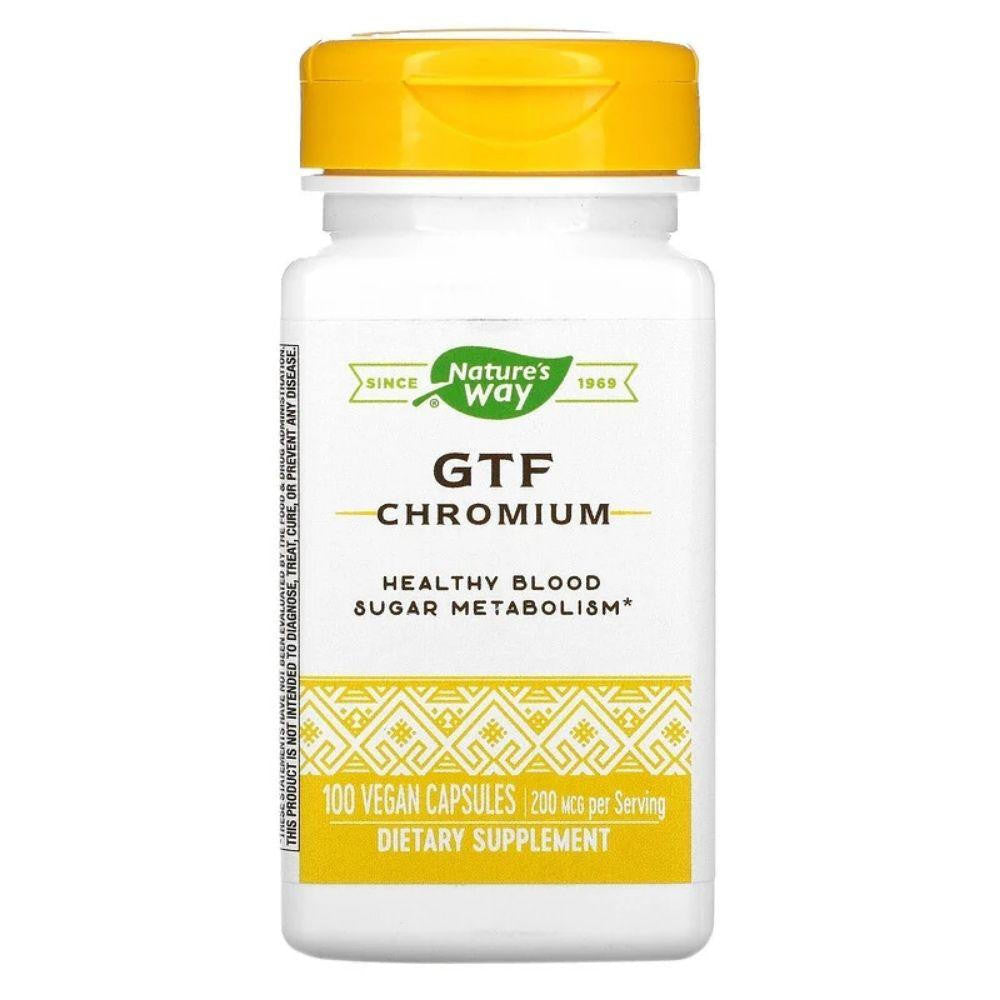  Nature's Way GTF Chromium 100 Capsules 
