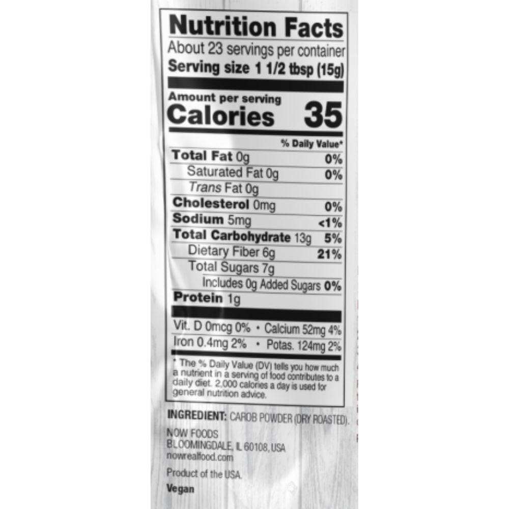  Now Foods Carob Powder 12 Oz 