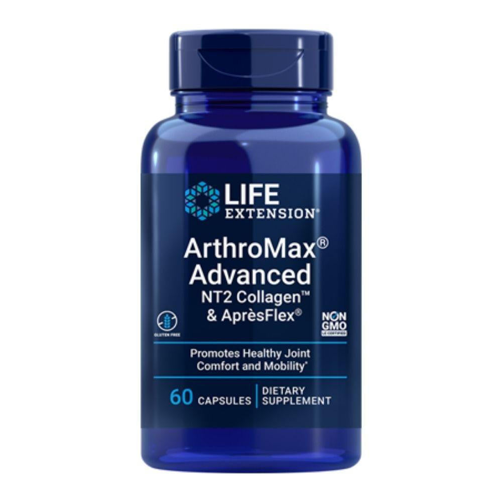  Life Extension ArthroMax Advanced NT2 Collagen & ApresFlex 60 Capsules 