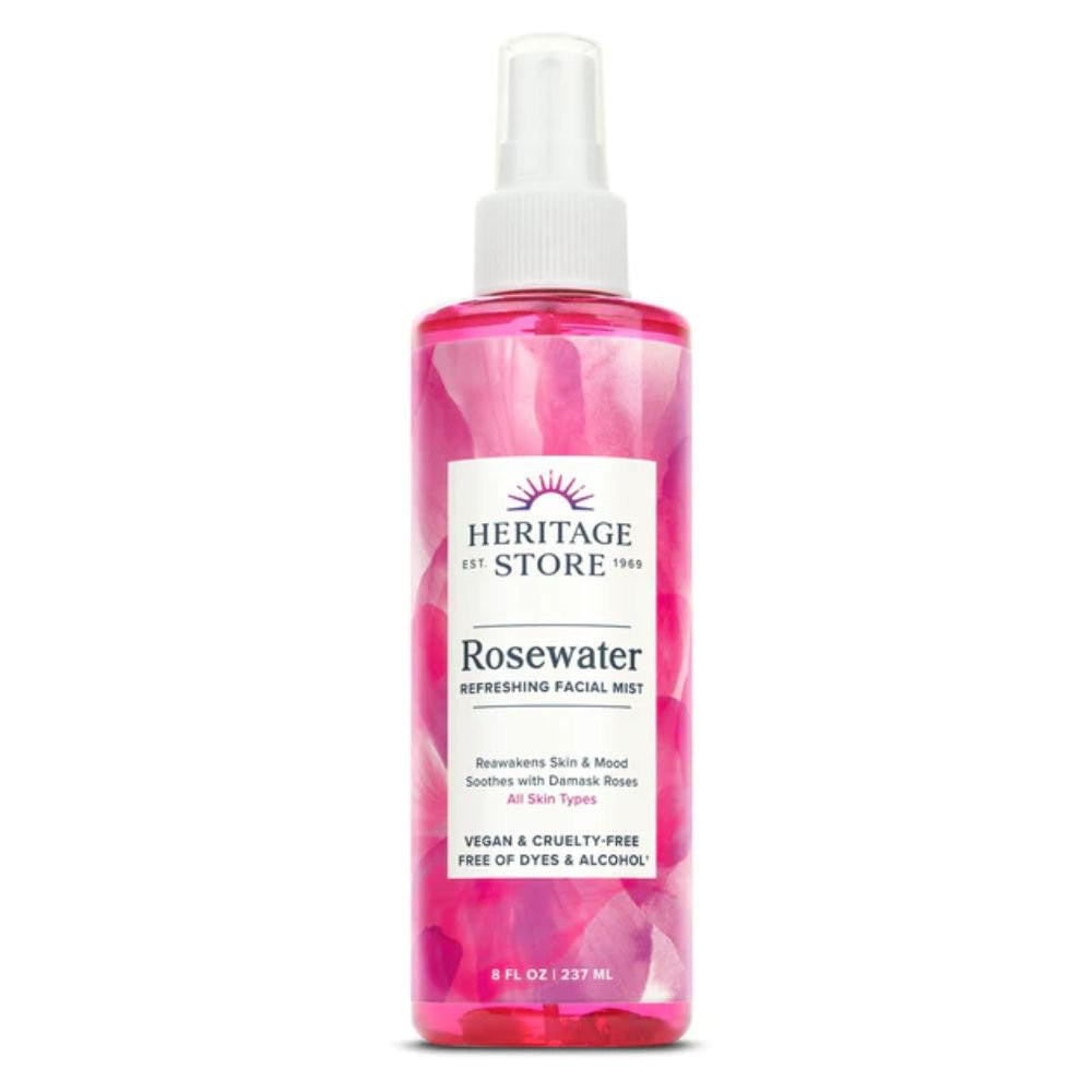  Heritage Store Rosewater Facial Mist 8 fl oz 