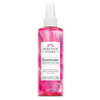  Heritage Store Rosewater Facial Mist 8 fl oz 