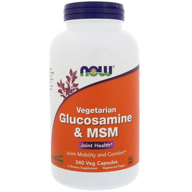  Now Foods Veg Glucosamine & Msm 500/500 240 Vegetable Capsules 