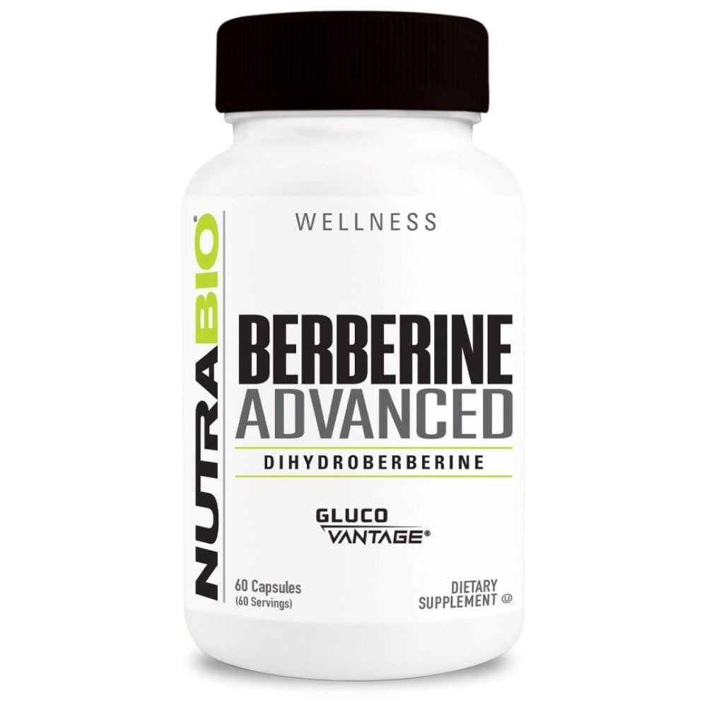  NutraBio Berberine Advanced 200mg 60 Capsules 