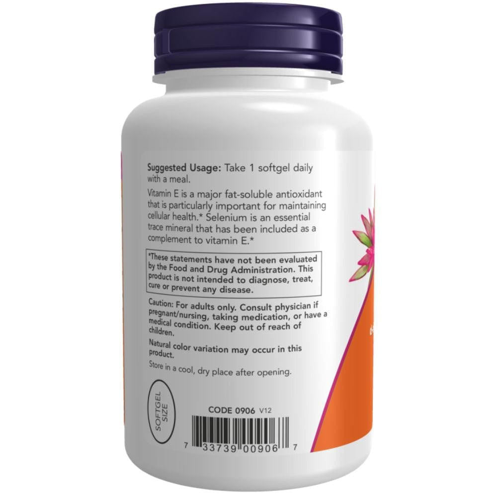  Now Foods Vitamin E-400 100 Softgels 