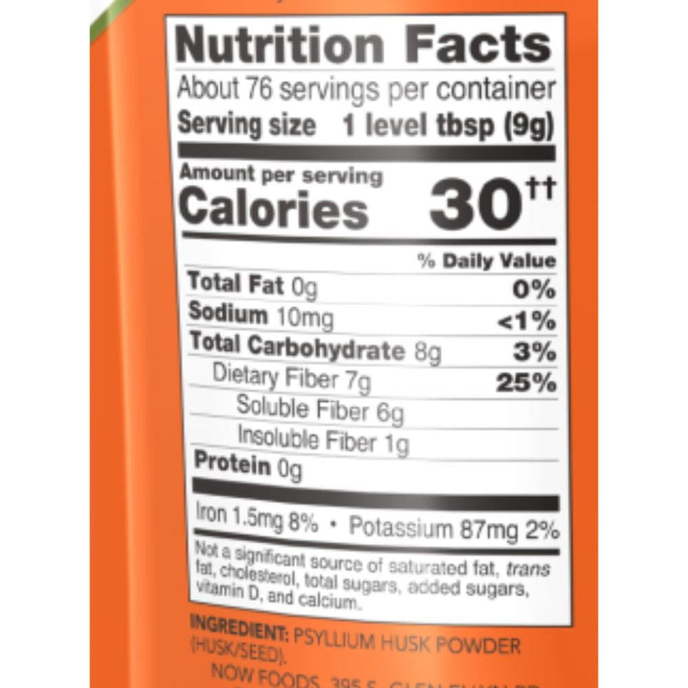  Now Foods Psyllium Husk Powder 24 Oz 