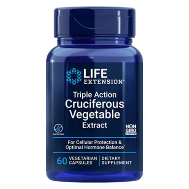  Life Extension Triple Action Cruciferous Vegetable Extract 60 Vegecaps 