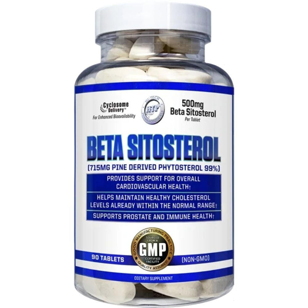  Hi-Tech Pharmaceuticals Beta Sitosterol 500mg 90 Tablets 