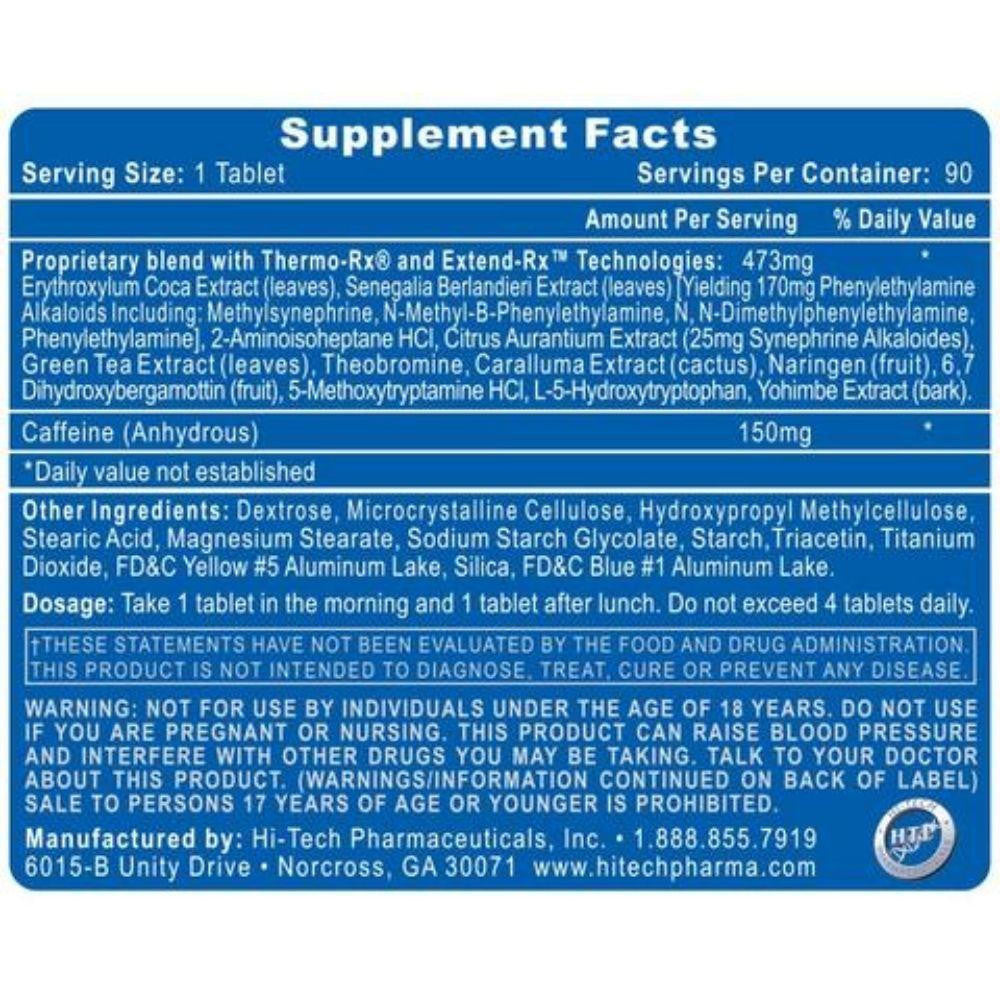  Hi-Tech Pharmaceuticals Lipodrene Elite 90 Tabs 