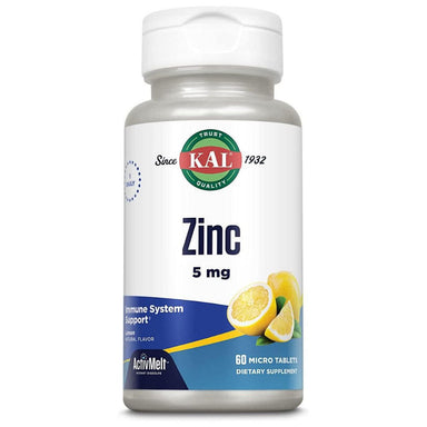 Kal KAL ZINC 5mg 60 micro tablets 