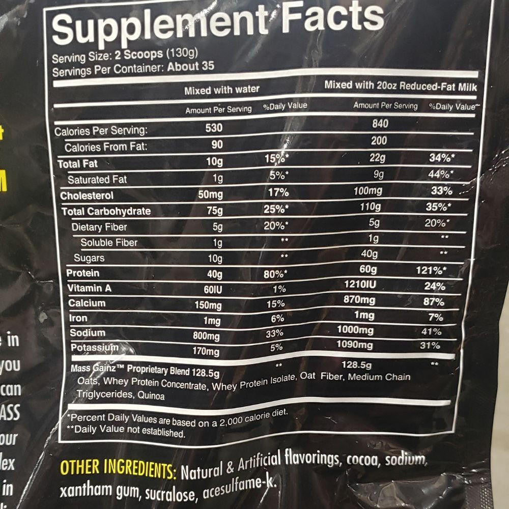  IFORCE Mass Gainz 10 Lbs 