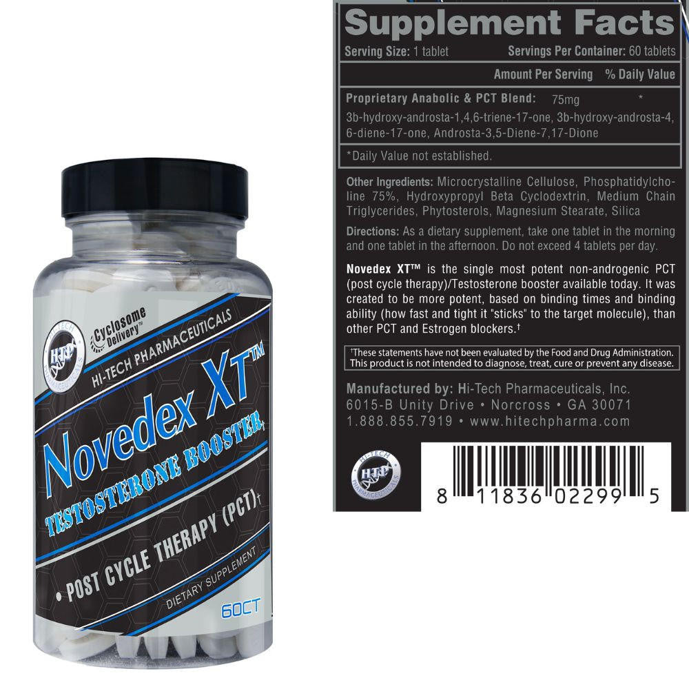  Hi-Tech Pharmaceuticals Novedex-XT 60CT 