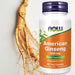  Now Foods American Ginseng 500mg 100 Capsules 